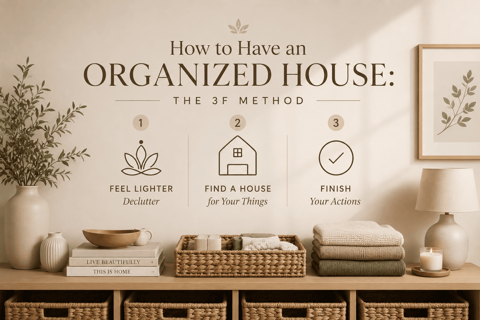 Why Is My Home Always Messy? The 3F Method